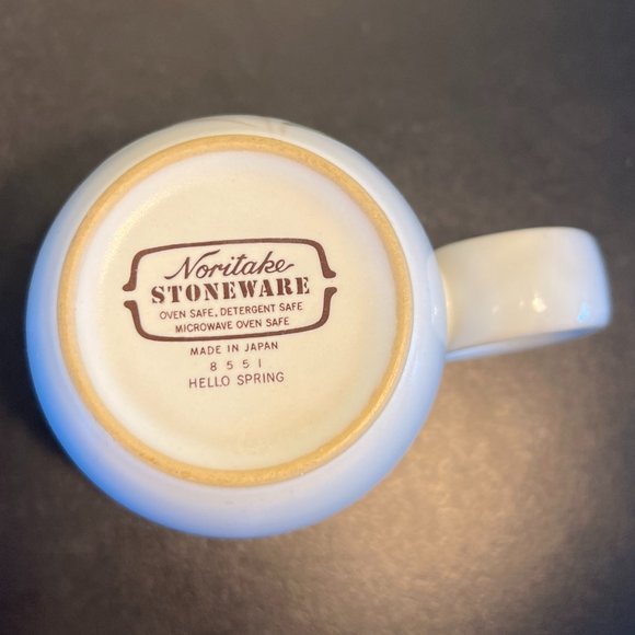 Vintage NORITAKE “Hello Spring” Floral Stoneware Cup Mug - Picture 5 of 6